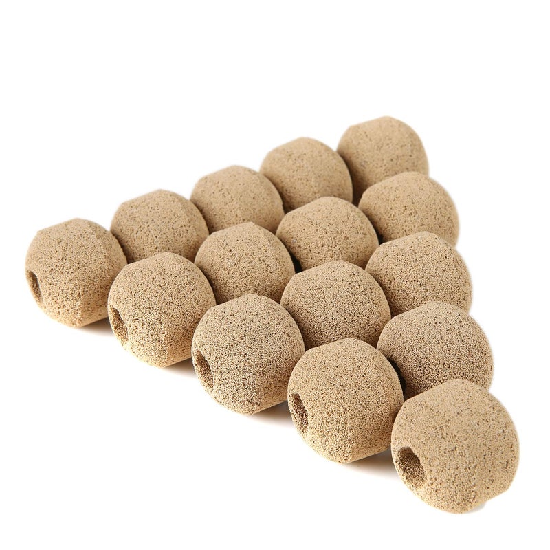 Hipanda Aquarium Filter Media Ceramic Bio Sphere,Quality Biological Rings for Marine and Freshwater Fish Tank (1520g/3.35lb) - Image 2